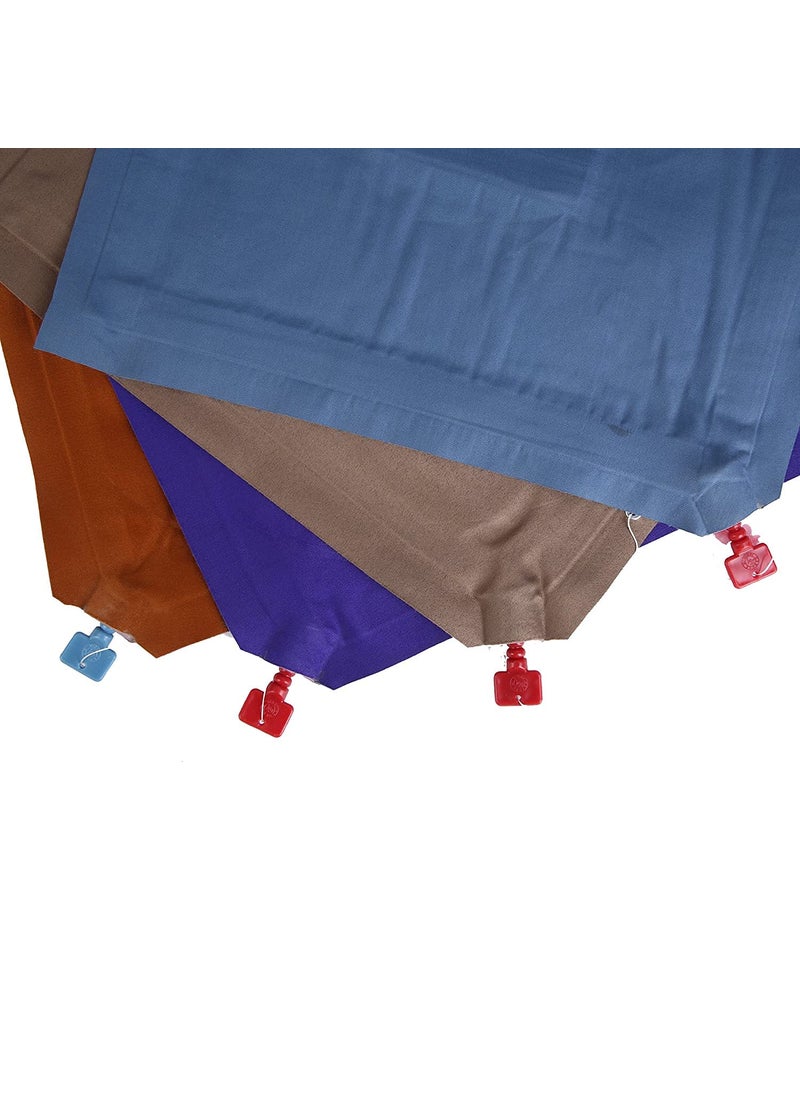 RAV - RAV Pack of 2 Multi Color Soft Fabric Travelling Pillow Color As per Available - Image 1