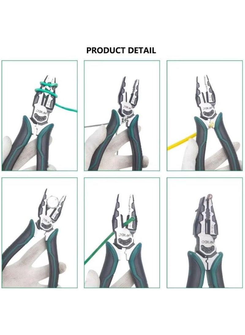 GGOOT 1PC Multifunctional 9 Inch Plier Hardware Wire Cutters Professional Electrician Anti Slip Durable Universal Repair Tools Pliers - Image 3