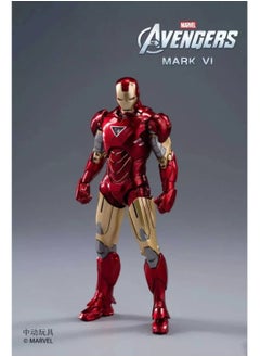 PlayandDream Iron Man Mark 6 Action Figure – 7-Inch  - Image 1