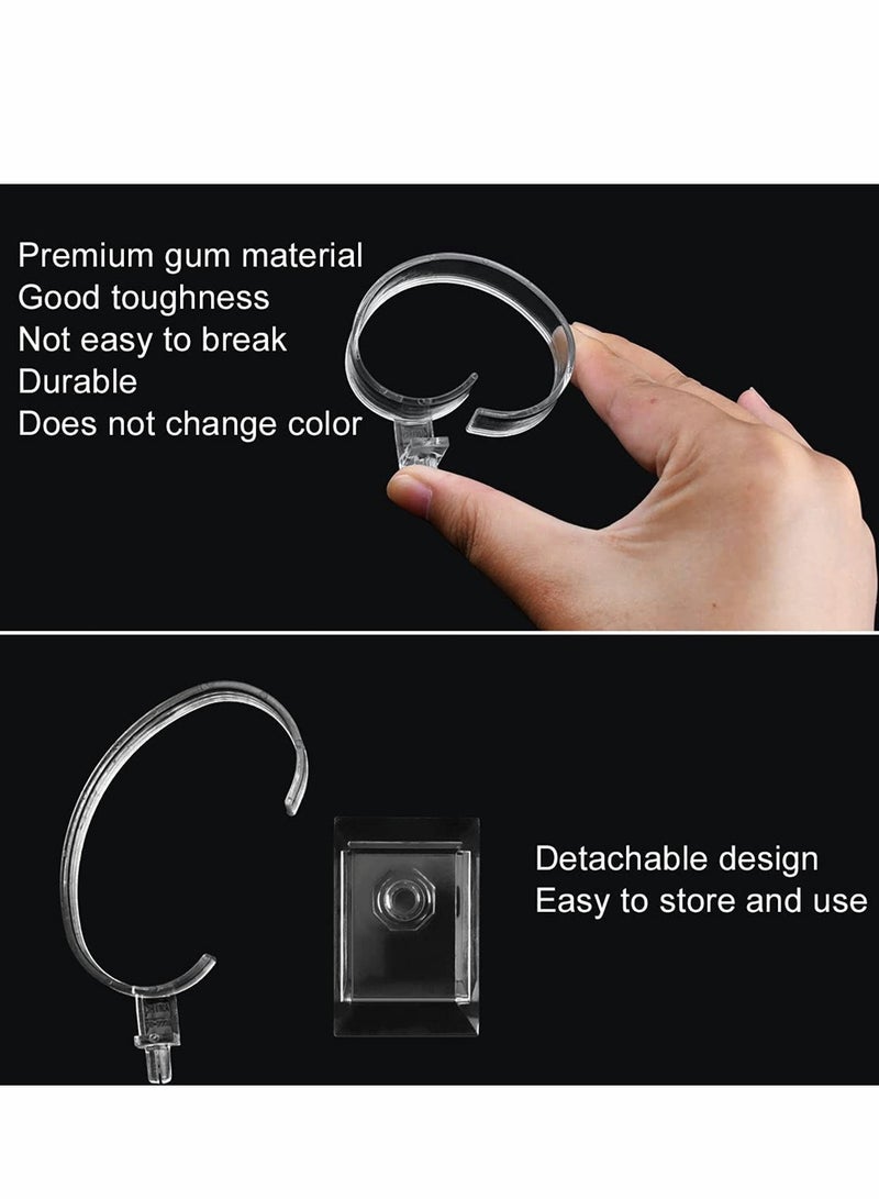 SYOSI Watch Display Stand, Bracelet Jewelry Watch Display Rack Holder Acrylic Watch Stand Organizer Holder Watch Accessory for Home or Store Use, 10 Pack, Transparent  - Image 4