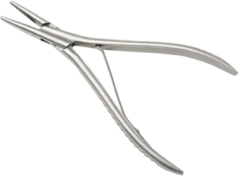 1 Pc Stainless Steel Hair Extensions Pliers Hair Extension Tool for Micro Links and Feather Extensions