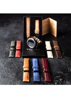 Vagave Samsung Active / Watch / Gear 20 mm Leather Band Brown  - Image 5