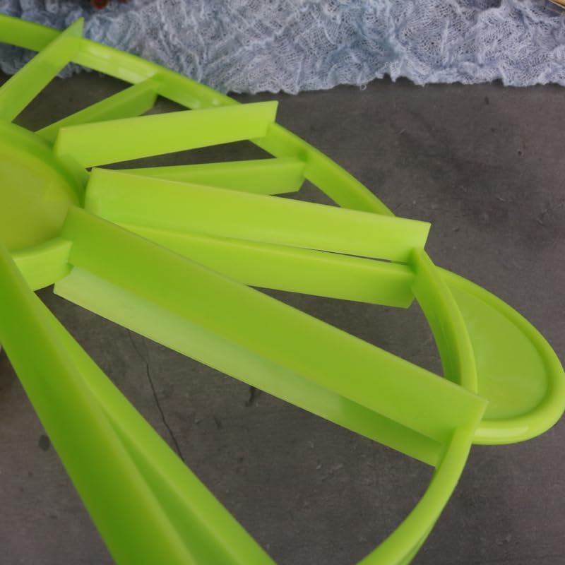 XIAOHONG Round Slice  Pie Slicer Cake Divider Cheesecake Cutter Double Sided Portion Marker for 1012 Slices Works Up To 10 Diameter Desserts - Image 4