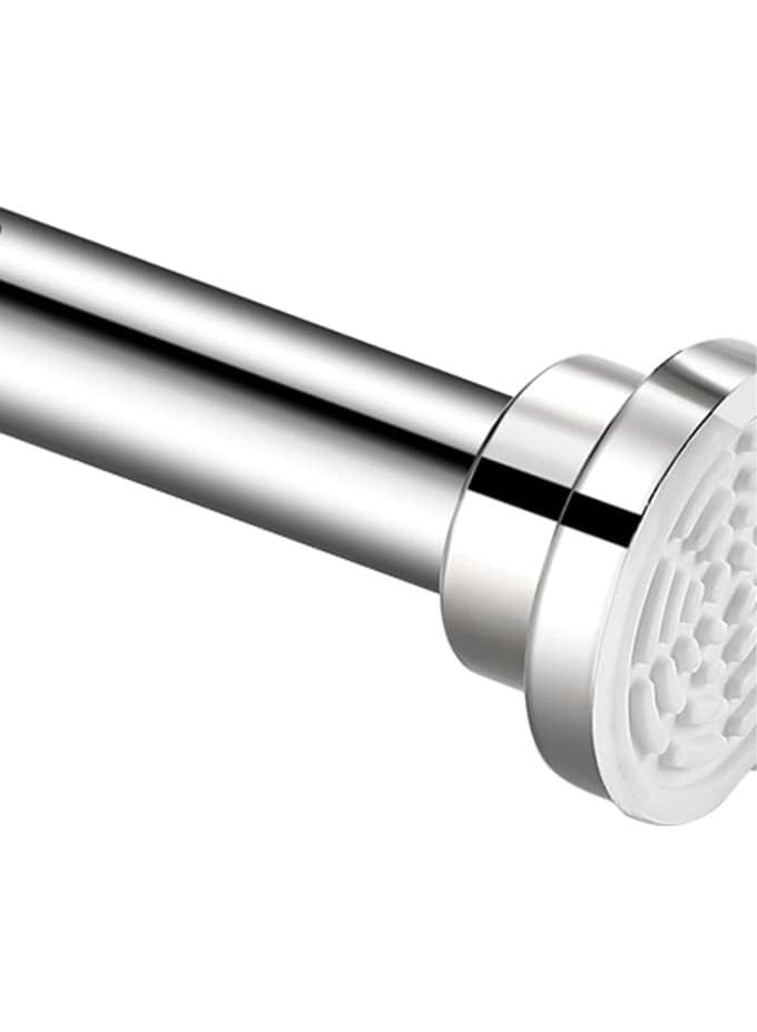 سوفام قضيب الستائر غير الانزلاقي القابل للضبط -لا تصدأ أبدا 304 فولاذ مقاوم للصدأ، قطب الستائر النابض التليسكوبي في المرحاض -لا يوجد ثقب للملابس القابلة للتوسيع قضيب (110-190 سم) - Image 1