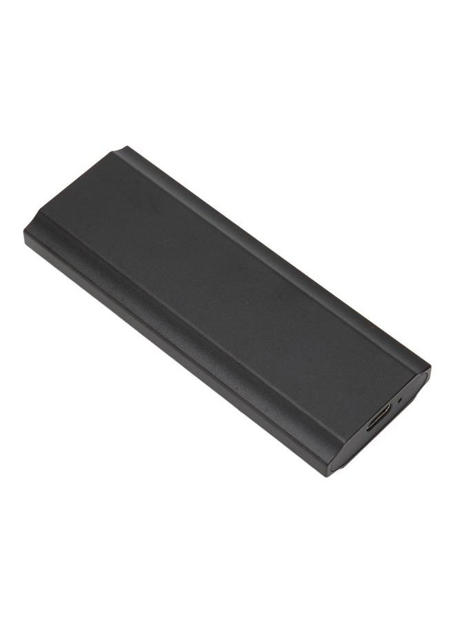 Thoraya - M.2 Nvme PCIE/NGFF SATA dual protocol solid state drive enclosure Type-C portable aluminum alloy hard drive enclosure USB3.2 Gen2 high speed 10Gbps transmission with USB3.0+Type-C double-headed data cable black - Image 1