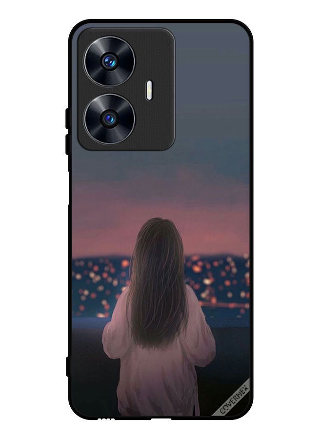 Covernex Protective Case Cover For Realme C55 Standing Girl - Image 1