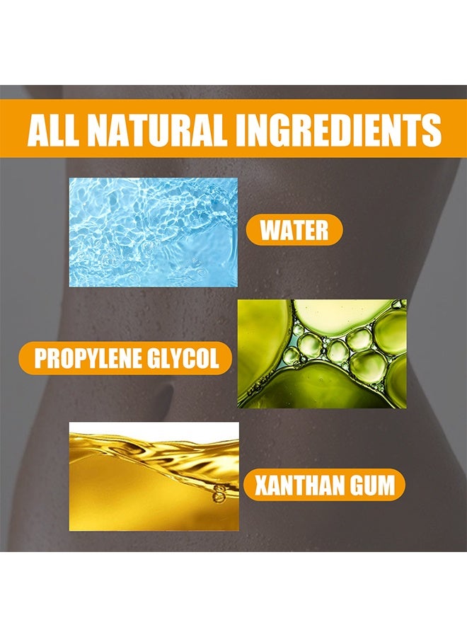 إيلهو كريم الساونا الحار 120 جرام - كريم تنحيف للجسم يشكل الخصر والفخذين والساقين والبطن، كريم تدليك لشد البطن والخصر والأرداف - كريم للتنحيف وحرق الدهون للرجال والنساء - Image 2