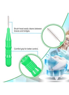 Patelai 350 Pieces Interdental Brush Tooth Floss Tooth Cleaning Tool Toothpick Dental Tooth Flossing Head Oral Dental Flosser Teeth Soft Dental Picks Refill Dental Flosser Toothpick Cleaners (Mixed Color)  - Image 3