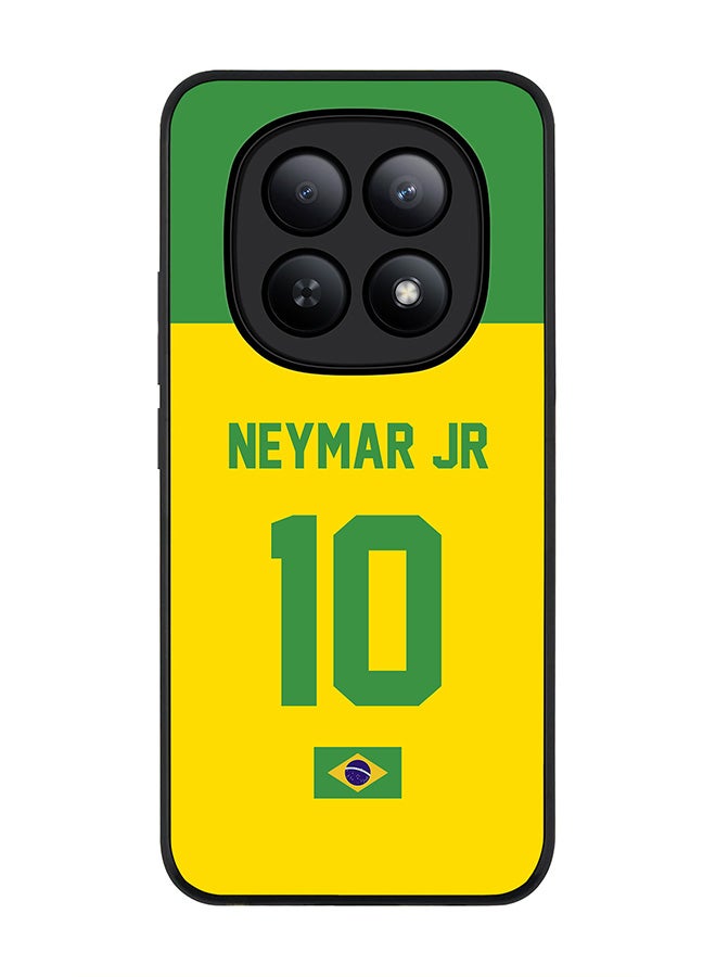 For Xiaomi Redmi Note 15 5G / Poco M8 Case,Slim fit Camera Protection, Shockproof Thin Phone cover  - Football - Brazil,  Neymar Jr