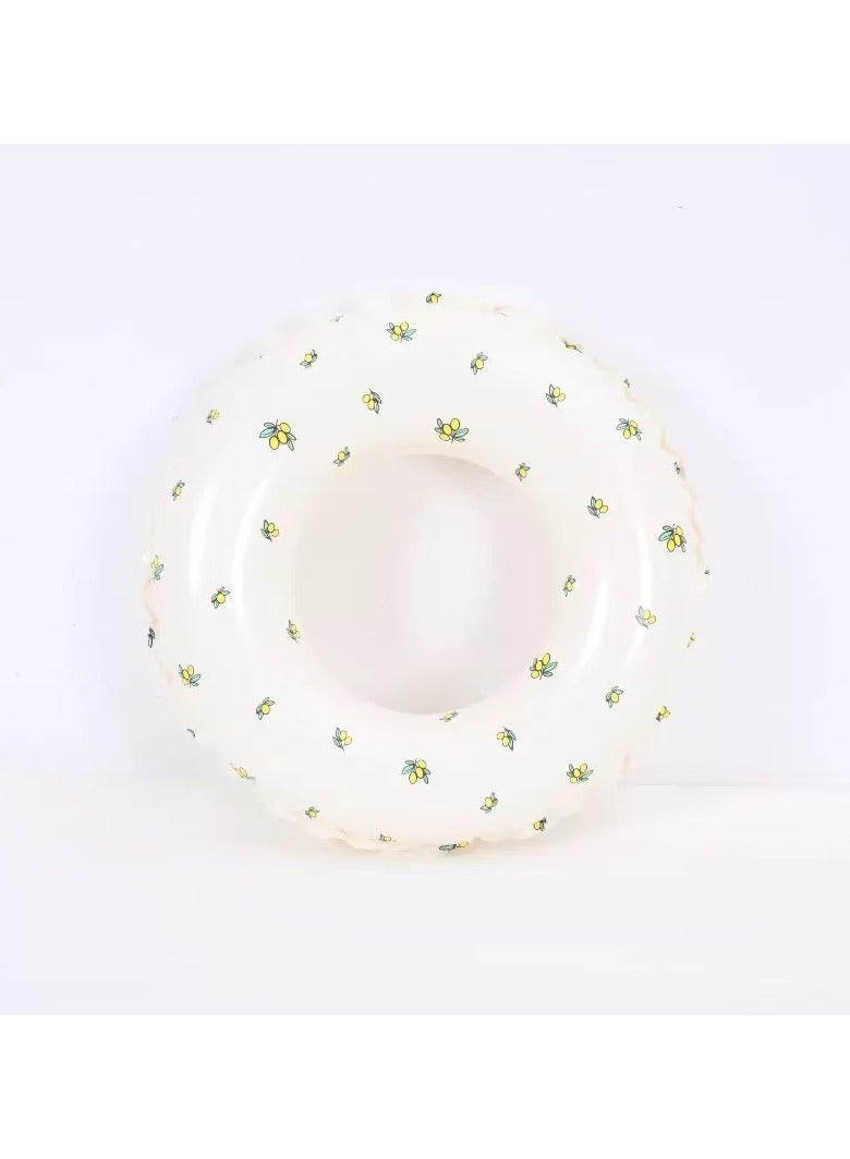 Goolsky 90cm Floral Inflatable Swim Ring – Cute Flower Pattern Pool Float - Image 3