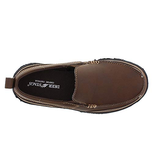 Deer Stags Zesty Dress Casual Slip-On / Brown / 7 Big Kid - Image 3