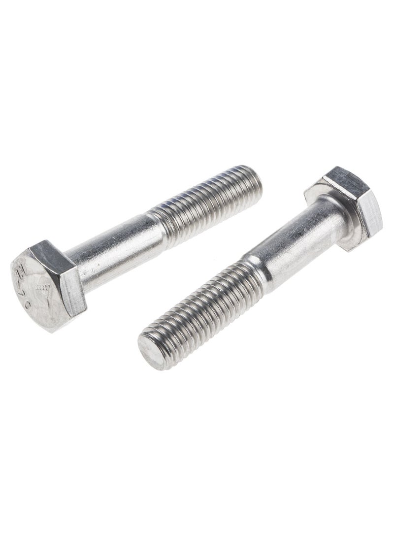 Bolt + Nut G I Hex Head 8mmx30mm - 10pcs