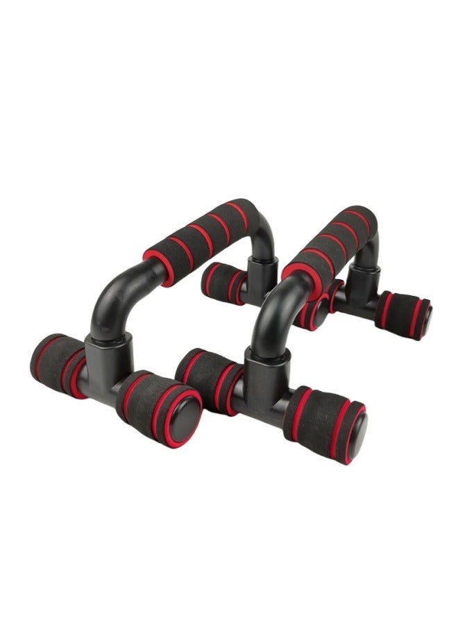 Fitness 7 PCs Set Healthy Abdominal Wheel Push Up Combination Set Multi functional Abdominal Muscle Wheel Comprehensive Trainer (Red) - Image 3