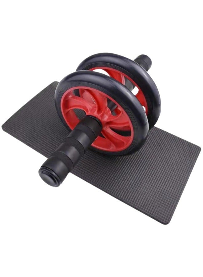 Fitness 7 PCs Set Healthy Abdominal Wheel Push Up Combination Set Multi functional Abdominal Muscle Wheel Comprehensive Trainer (Red) - Image 2