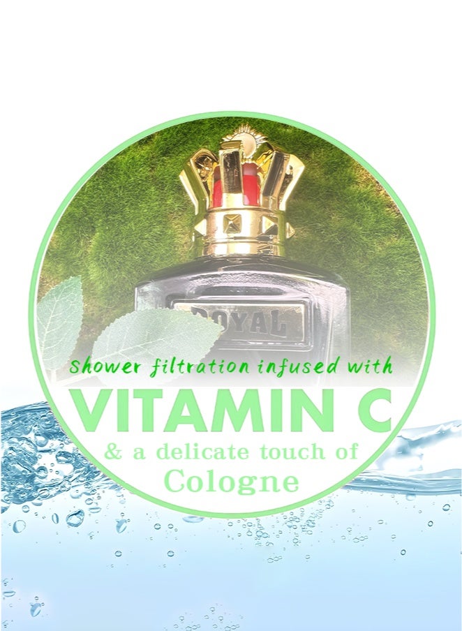 اماروها فلتر استحمام كوري بالفيتامينات - لمنع تساقط الشعر - يمنع الحساسية أو جفاف الجلد - إزالة الكلور والصدأ - العلاج العطري المريح - خرطوشة فلتر استحمام غير سامة. (كولونيا) - Image 2