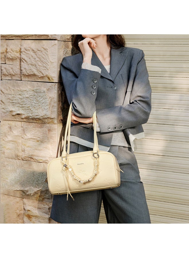 Nucelle Pegasus Bowling Baguette Bag New Luxury Niche Boston Women's Shoulder Bag 38 Festival Gift - Image 2