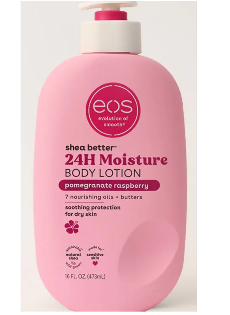 EOS Shea better 24H Moisture BODY LOTION Pomegranate raspberry 473ML  - Image 2