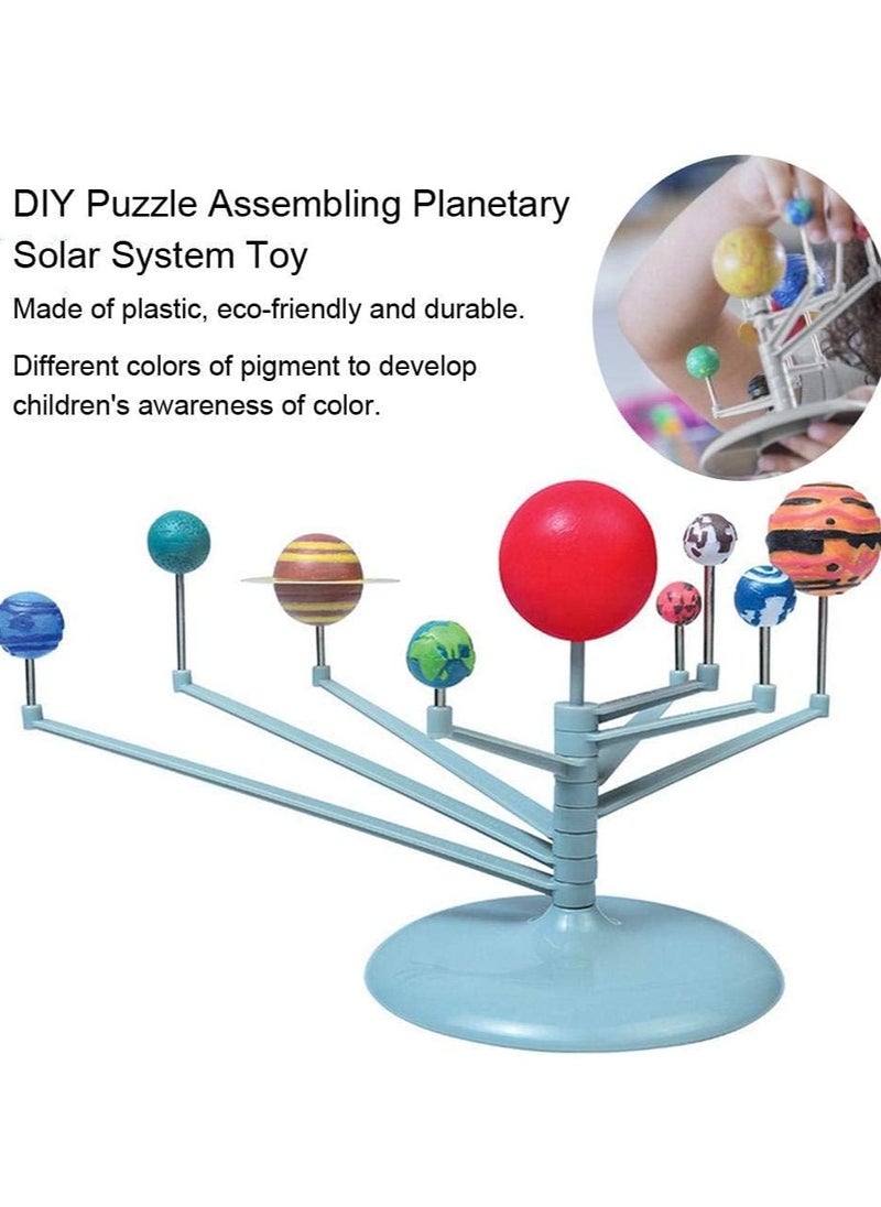 Solar System Model Kit for Kids, DIY Astronomy Adventure Toy, Educational Space Globes and Planets