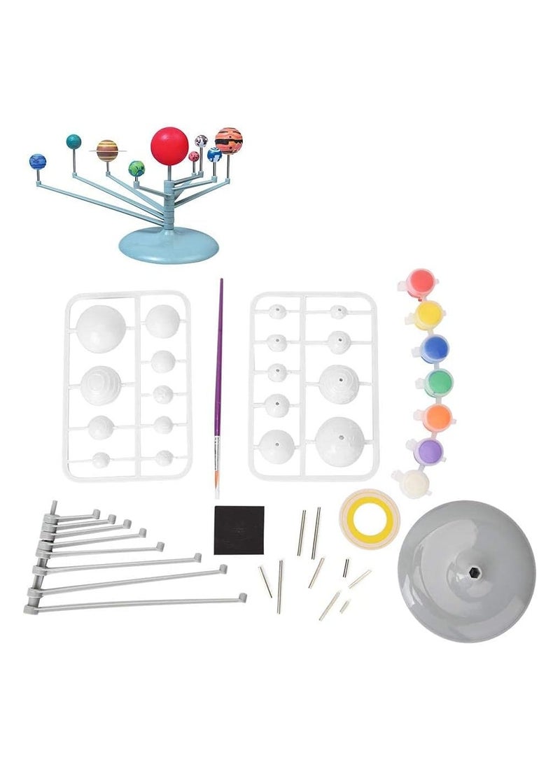 Solar System Model Kit for Kids, DIY Astronomy Adventure Toy, Educational Space Globes and Planets