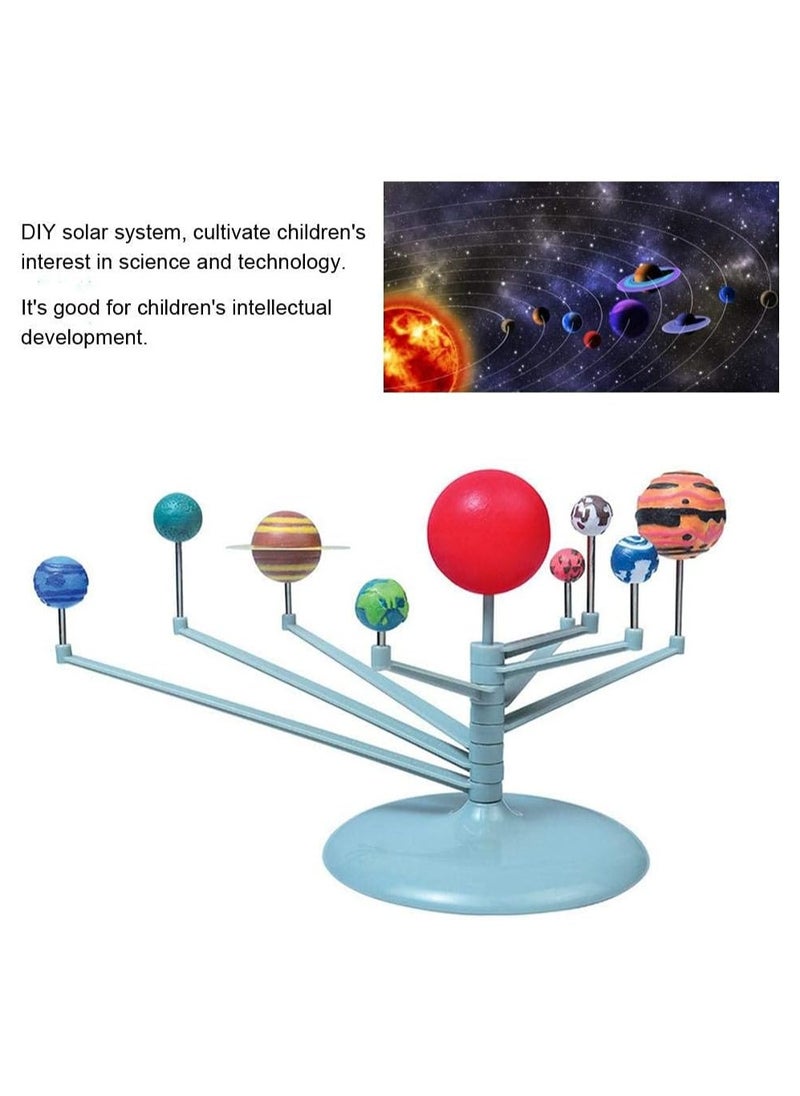 Solar System Model Kit for Kids, DIY Astronomy Adventure Toy, Educational Space Globes and Planets