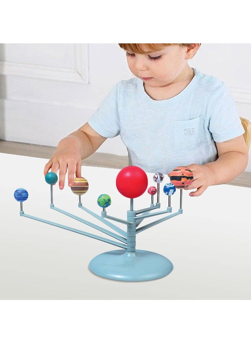 Solar System Model Kit for Kids, DIY Astronomy Adventure Toy, Educational Space Globes and Planets