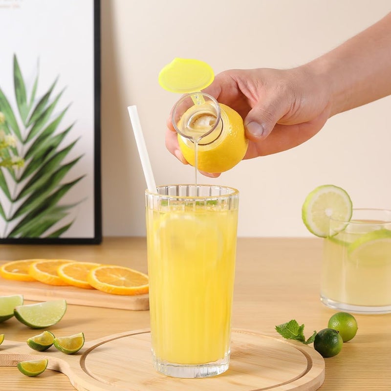 Manual Spiral Lemon Squeezer with Built-in Filter, Handheld Citrus Juicer for Fresh Juice, Portable Lime Press for Salads Drinks and Marinades - Image 2