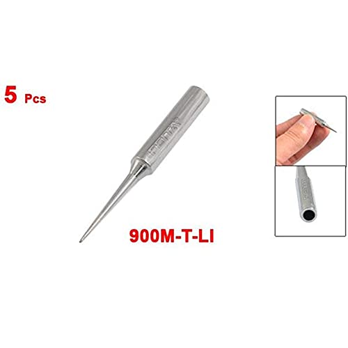 FEITA 900M-T Soldering Tips 0.8mm Point Solder Iron Replacement Tip Accessories Kit for Electronics 936 Soldering Station Tools (LI 5Pcs) - Image 4