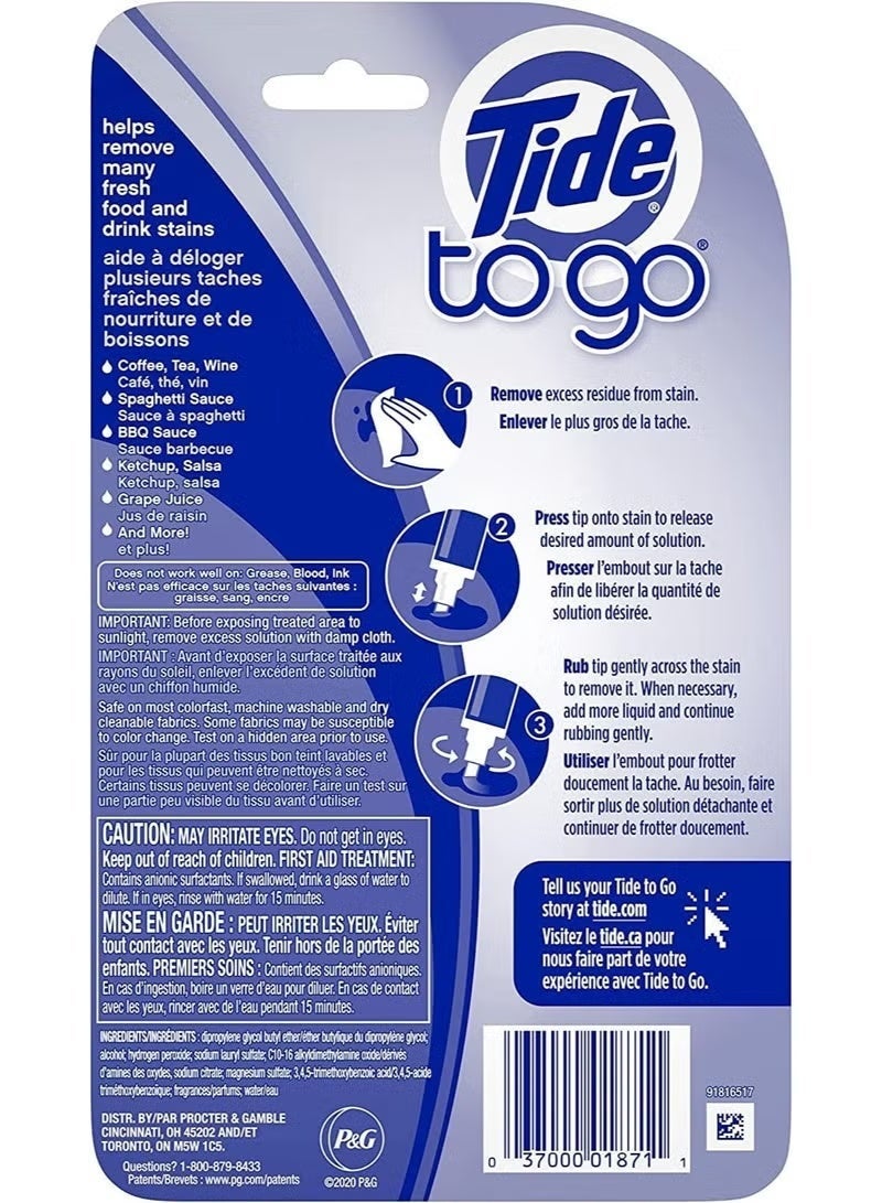 Tide To Go Stain Remover Pen 0.9 ml – Pack of 3 – Liquid - Image 5