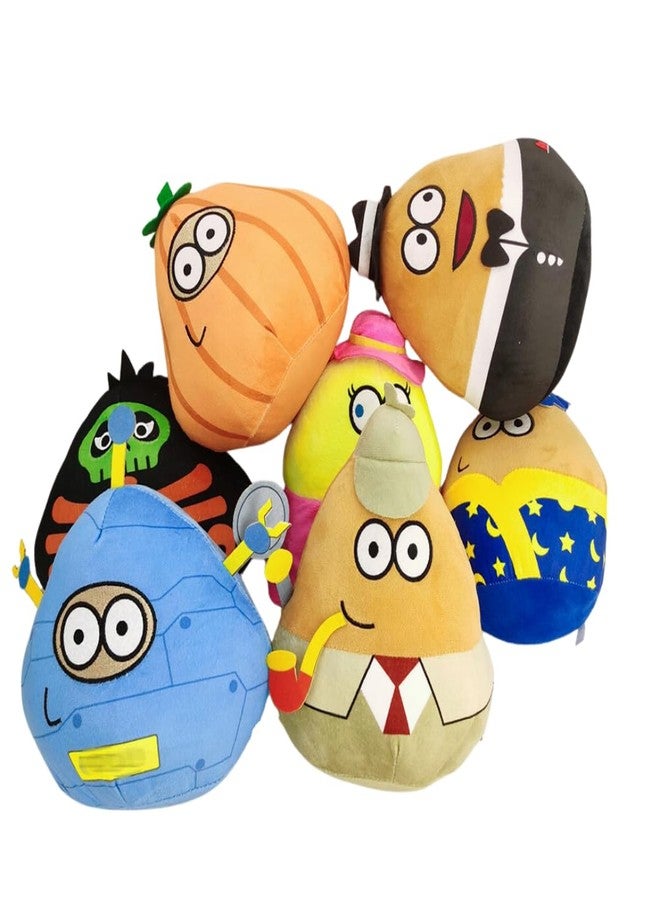 TechMax Solution Snuggle Up with Cosmic Cuteness Orange Pou Plush Pillow - The for Space Enthusiasts - Image 4