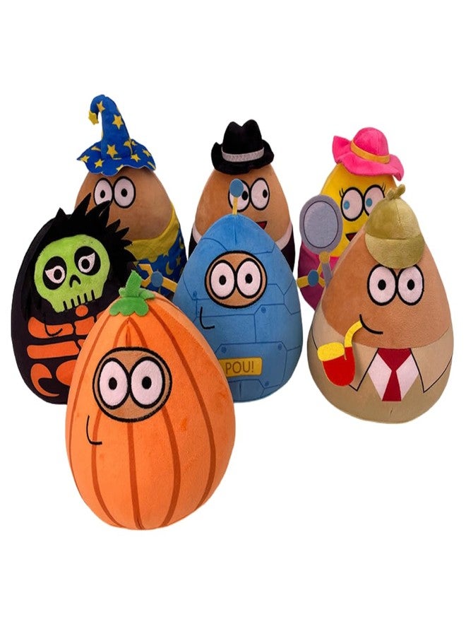 TechMax Solution Snuggle Up with Cosmic Cuteness Orange Pou Plush Pillow - The for Space Enthusiasts - Image 5