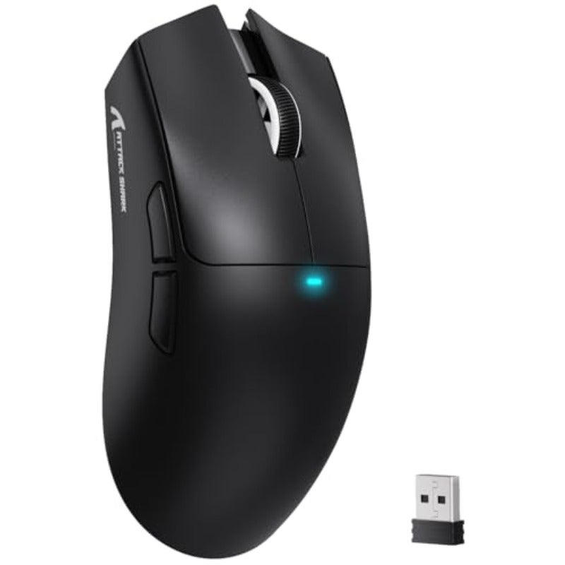 ATTACK SHARK X11SE Wireless Gaming Mouse 63g Superlight With PixArt PAW3311 Sensor 22000 DPI Tri-Mode BT 2.4Ghz Wired 1000Hz Polling rate 300mAh Battery Dual Driver for PC Xbox Mac Black - Image 1