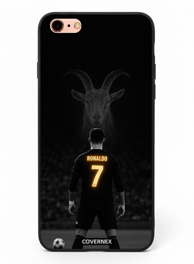 Covernex Apple iPhone 6 Plus Protective Case Cover Printed Featuring The GOAT Tribute Cristiano Ronaldo - Image 2