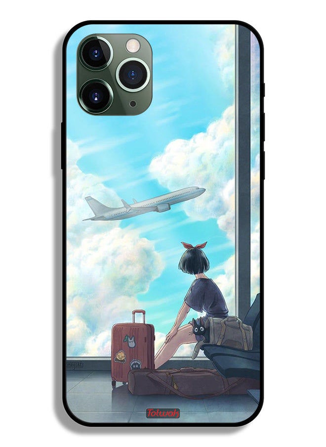 Tolwak Apple iPhone 11 Pro Max Protective Case Travel Art  - Image 2