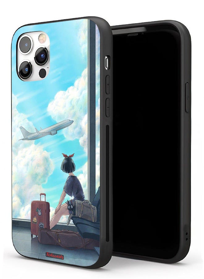 Tolwak Apple iPhone 11 Pro Max Protective Case Travel Art  - Image 1