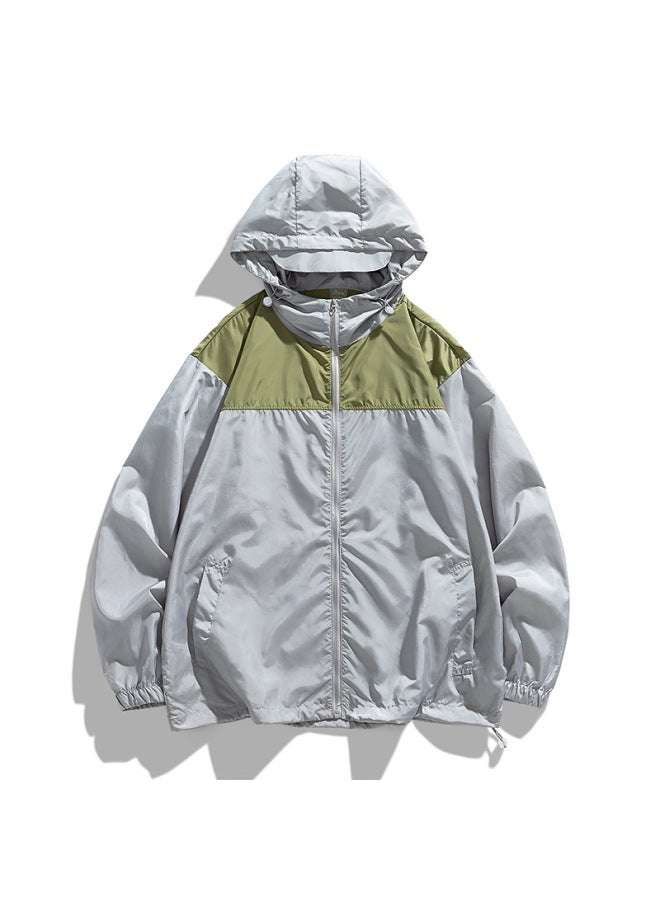 Song Feng Ya Sun Protection Clothing Men's Summer Thin Breathable Casual Hooded Sun Protection Clothing Couple's Outdoor Sportswear Quick-drying Skin Clothing - Image 5