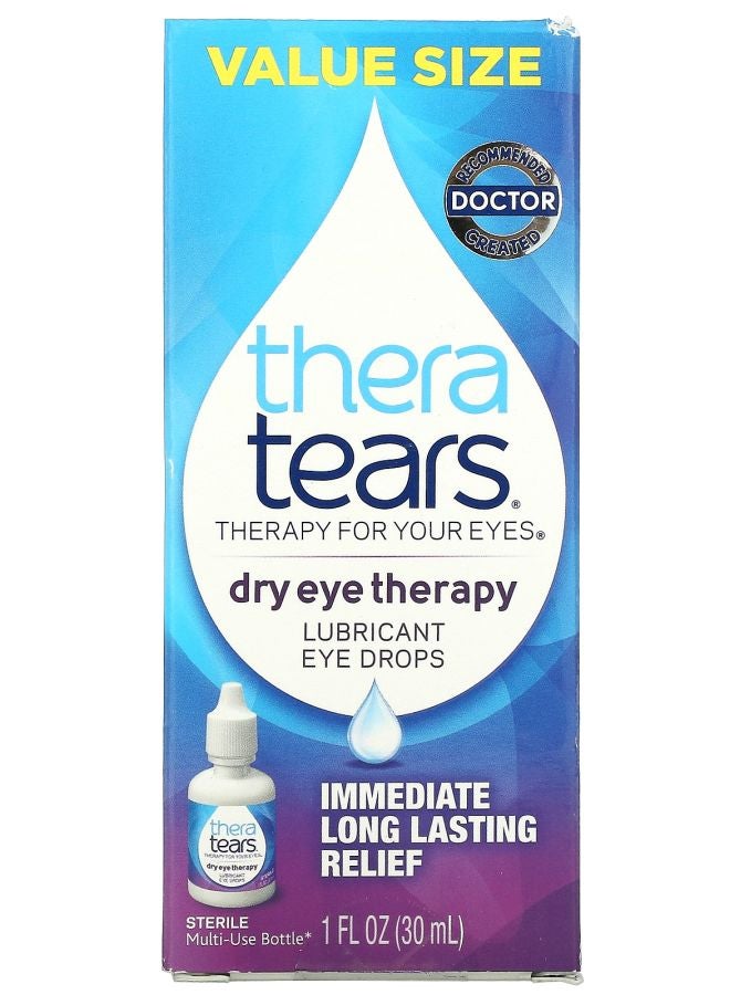 TheraTears Dry Eye Therapy Lubricant Eye Drops 1 fl oz (30 ml)