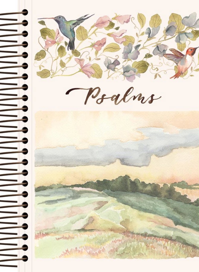 Crossway ESV Scripture Journal, Spiral-Bound Edition: Psalms (Artwork by Ruth Chou Simons) (Paperback) - Image 1