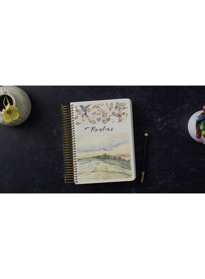 Crossway ESV Scripture Journal, Spiral-Bound Edition: Psalms (Artwork by Ruth Chou Simons) (Paperback) - Image 2