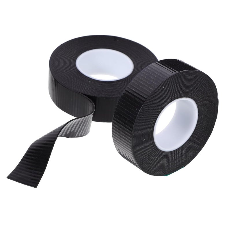 Black Butyl Rubber Insulated Electrical Tape 2 Rolls Wire Wrapping Insulation - Image 2