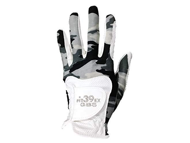 EX Golf Glove (White/Camoflage) (Medium)