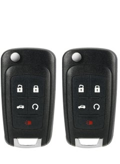 Fob Shell Uncut Replace Key Case Fits for Lacrosse Chevrolet Camaro Cruze Malibu 2010 to 2016 Verano Sonic 2012 to 2017 and GMC Terrain Model Fits OHT01060512 Shell Only 2 Pieces