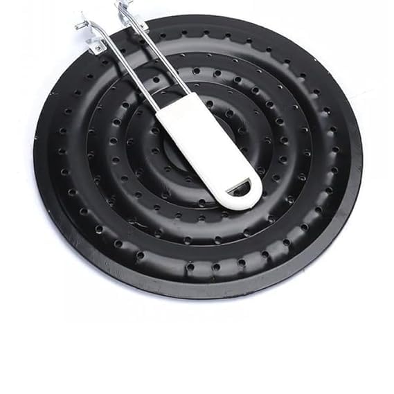 SHREESAMP SHREESAMP Stainless Steel Round Foldable Handle Hot Roaster Black Roti Jali Roaster with Heat Papad Jali Barbeque Item Kitchen Tool Stainless Steel Cooking Tool Jali  - Image 2