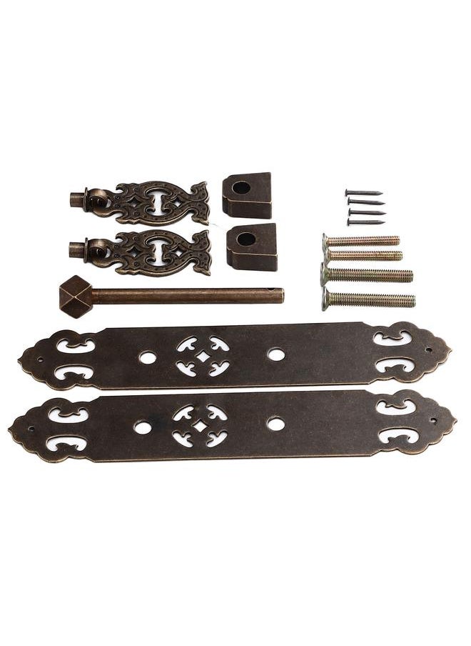 Thoraya Antique Drawer Pendant Pulls Anti Rust Retro Elegant Brass Book Cabinet Pull Handle for Dressers Wardrobes Bronze  - Image 3