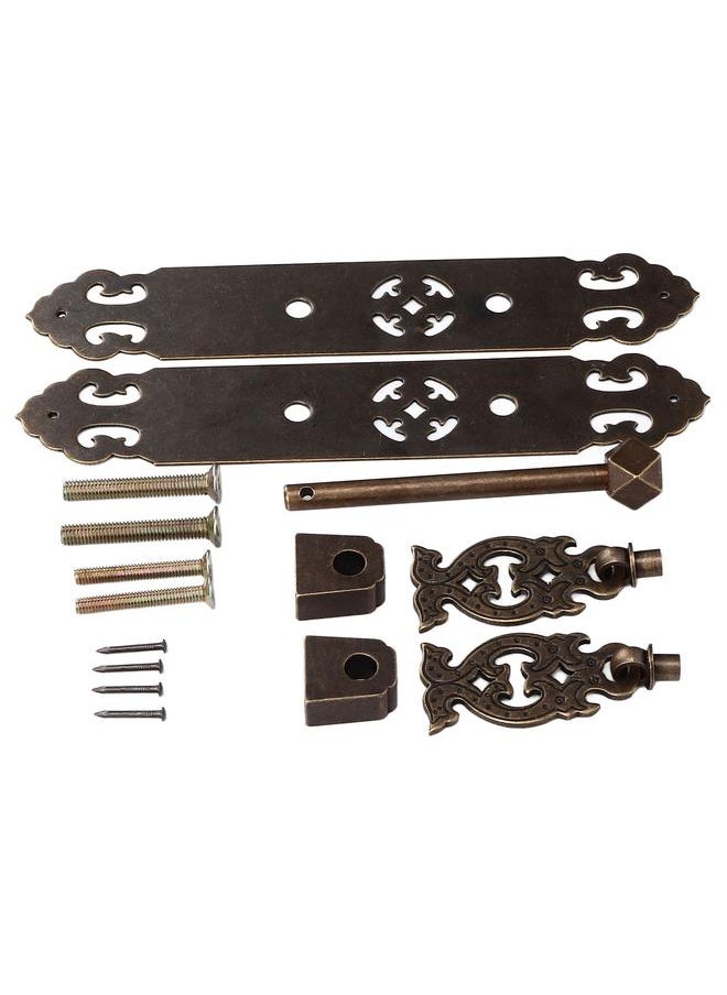 Thoraya Antique Drawer Pendant Pulls Anti Rust Retro Elegant Brass Book Cabinet Pull Handle for Dressers Wardrobes Bronze  - Image 4
