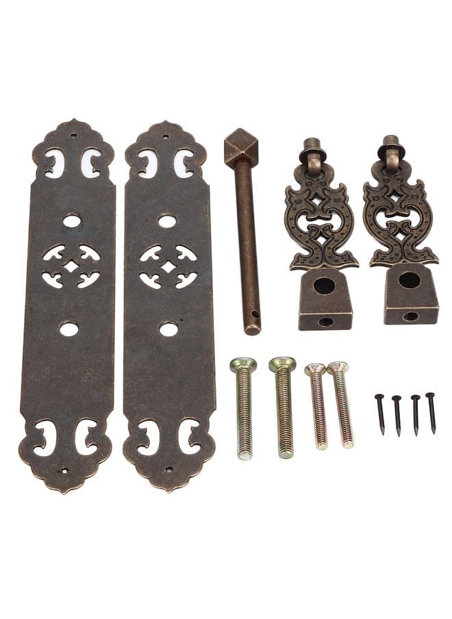 Thoraya Antique Drawer Pendant Pulls Anti Rust Retro Elegant Brass Book Cabinet Pull Handle for Dressers Wardrobes Bronze  - Image 2