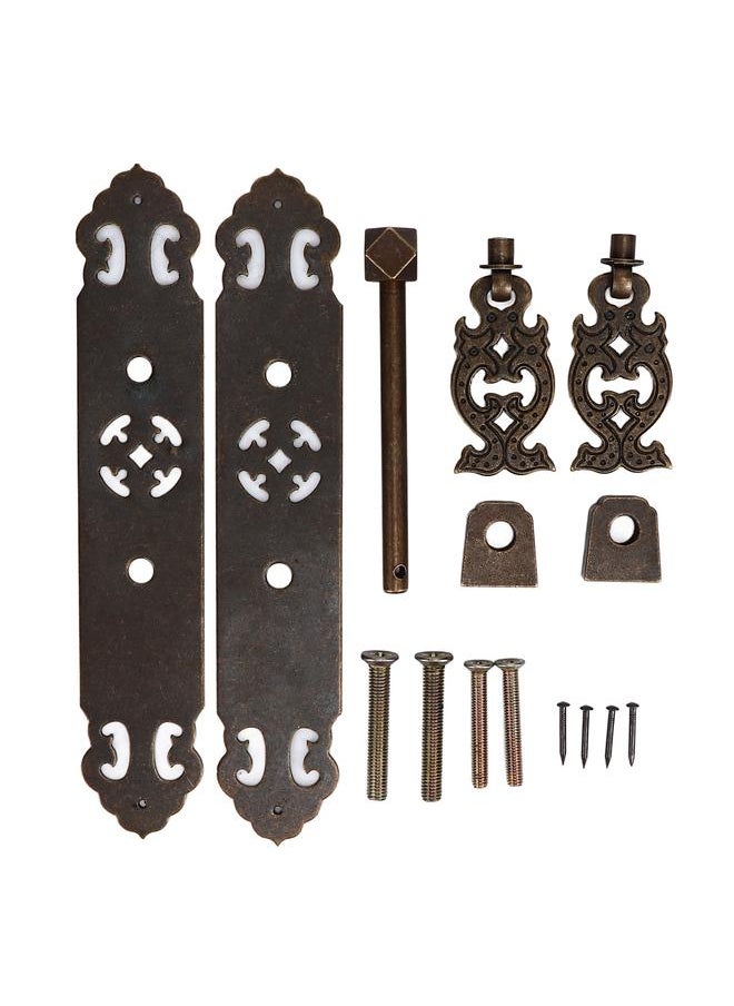 Thoraya Antique Drawer Pendant Pulls Anti Rust Retro Elegant Brass Book Cabinet Pull Handle for Dressers Wardrobes Bronze  - Image 1