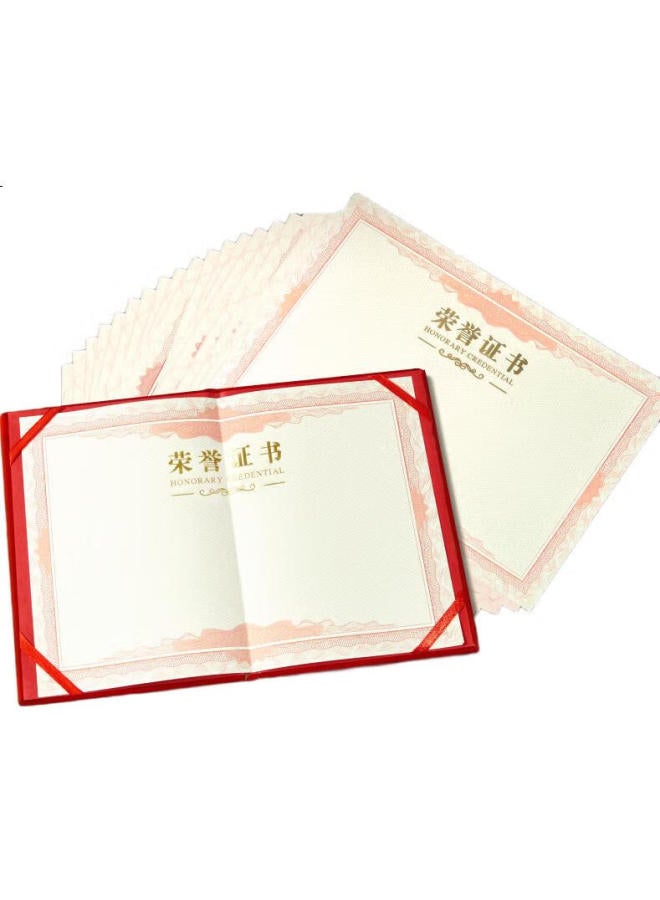 DSB [Lowest Price Online] Dsb 12K/10 Pack Velvet Classic Honor Certificate, Customizable Award Certificate, Award Presentation Certificate, Certificate Cover [With 20 Inner Pages] 050808 - Image 1