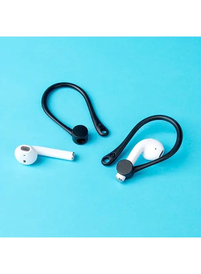 حلقات الأذن ذات التثبيت الآمن للسماعات اللاسلكية، ملحقات مضادة للضياع باللون الأحمر - Image 3