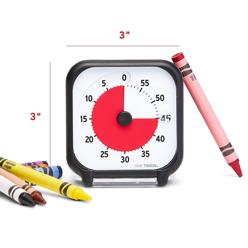 Time Timer 3 inch Visual Timer — 60 Minute Kids Desk Countdown Clock with Dry Erase Activity Card and Desktop App Access — for Kids Classroom, Homeschool Study Tool, Task Reminder, Home and Kitchen - Image 4