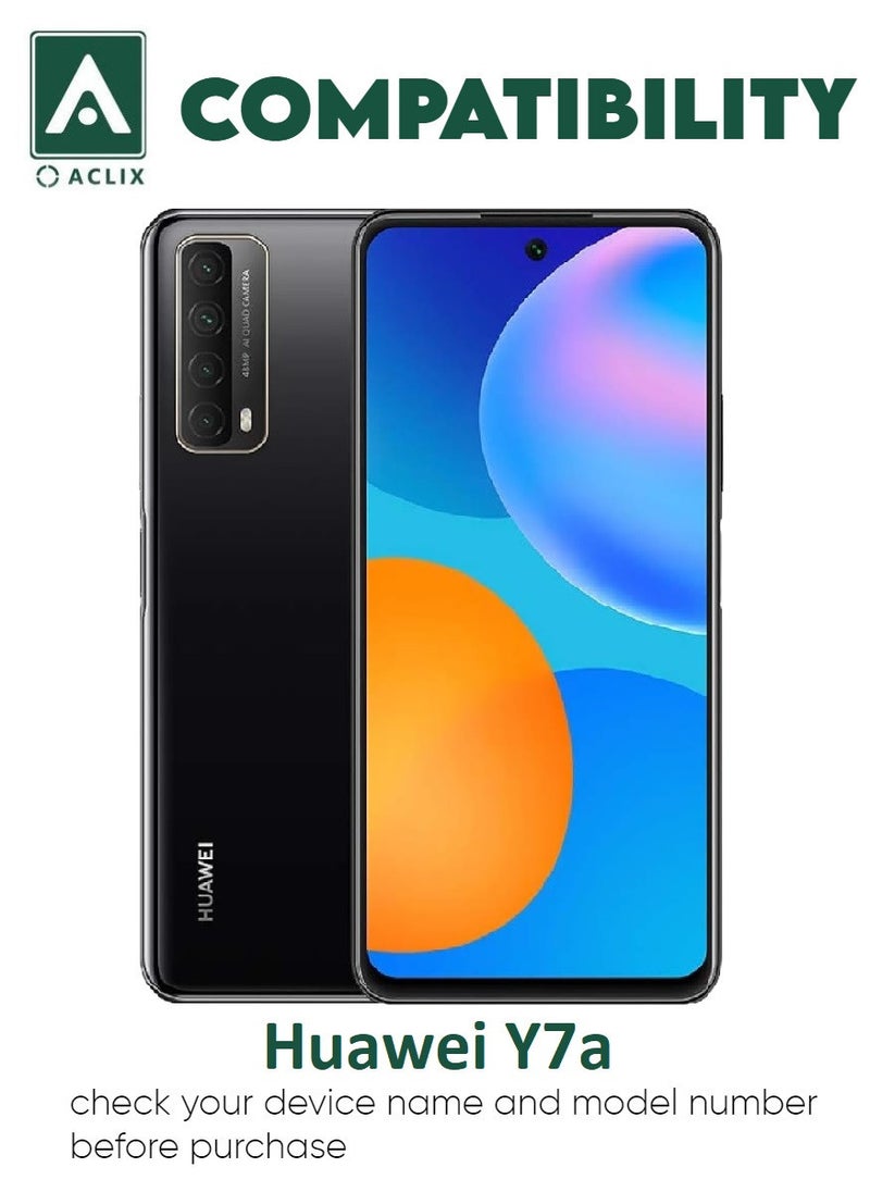 ACLIX 2 Pieces Antistatic ESD Dustproof Premium Quality High Definition Tempered Glass Screen Protector Designed For Huawei Y7a - Image 3